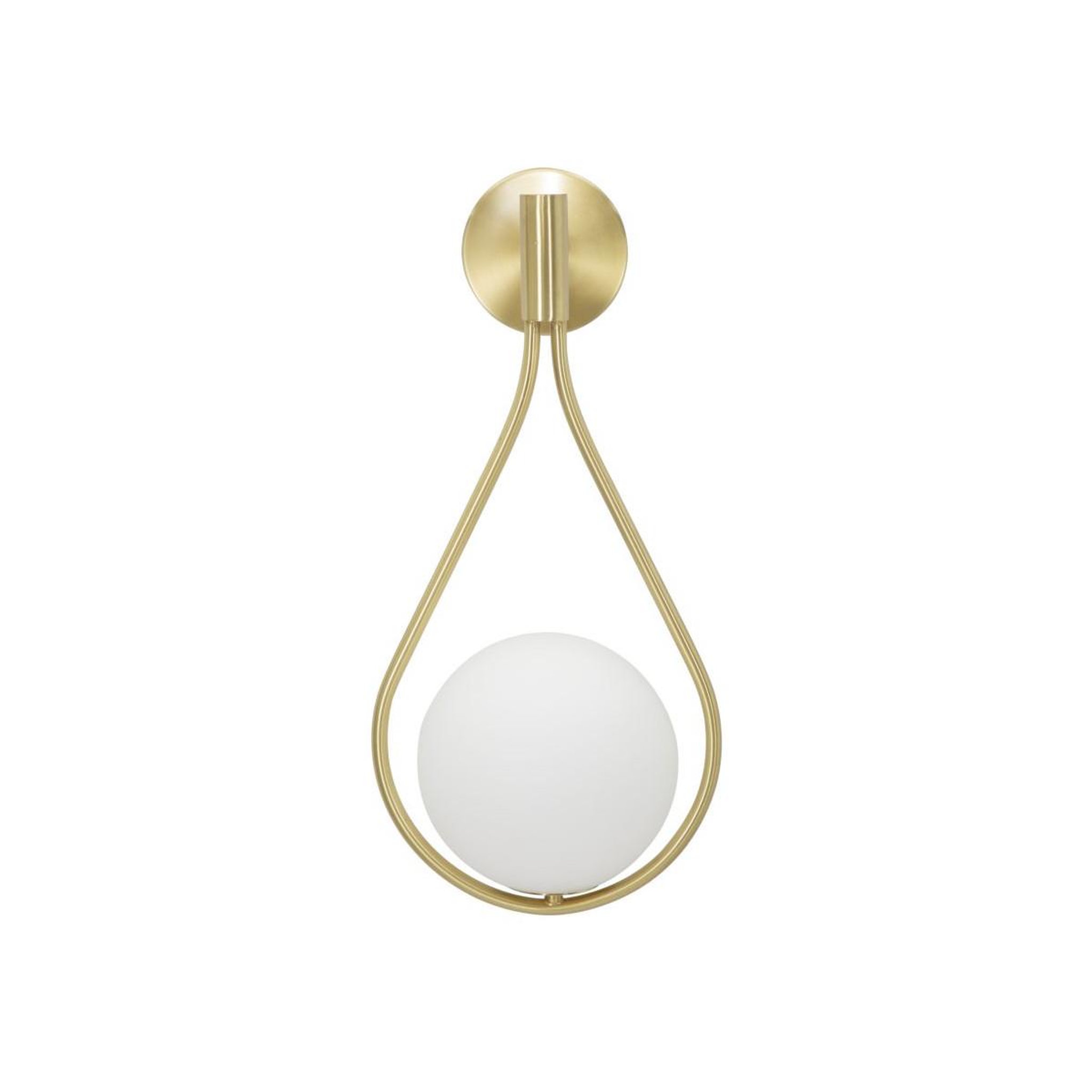 Paris Prix Applique Murale Design  Glamy  52cm Or & Blanc