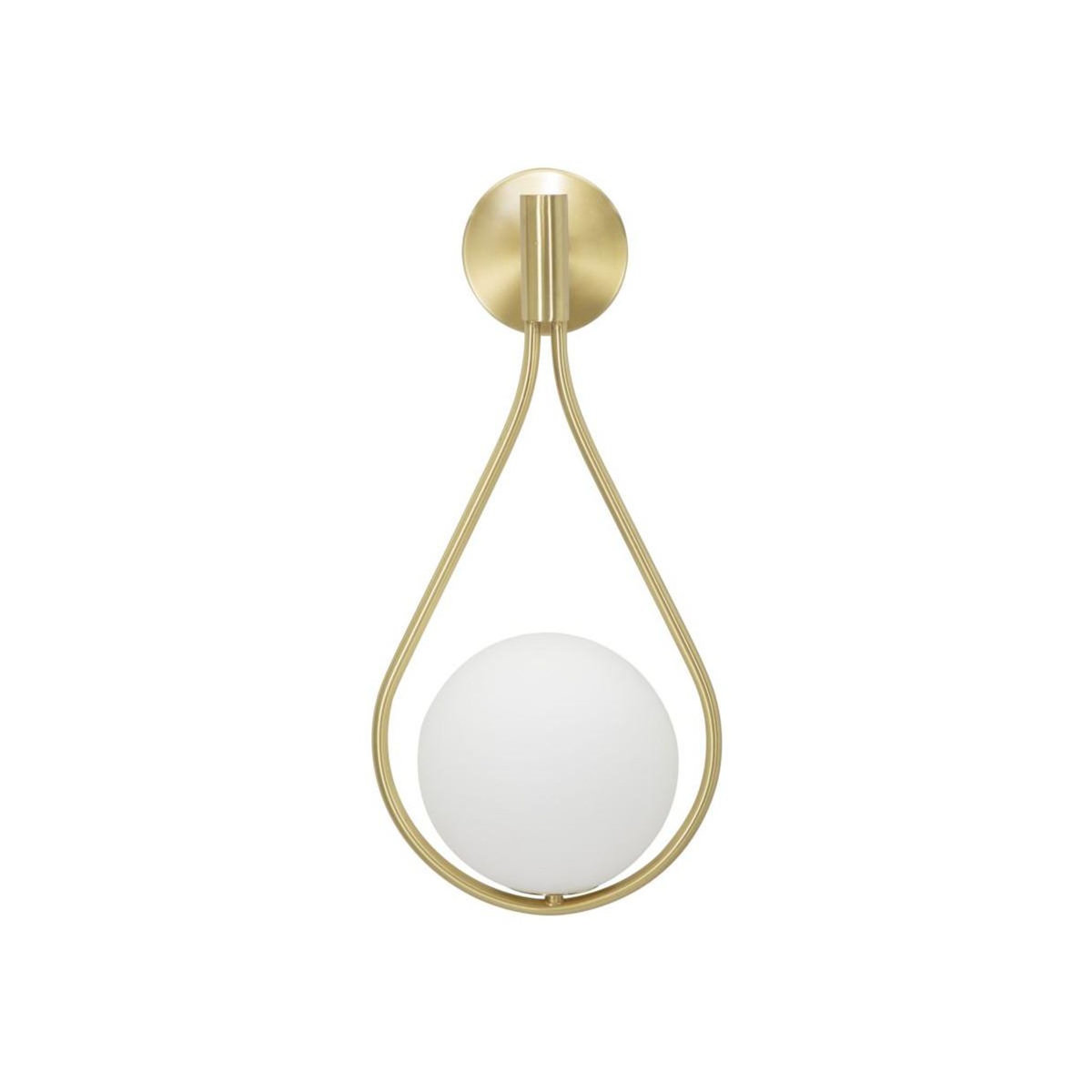 Paris Prix Applique Murale Design  Glamy  52cm Or & Blanc