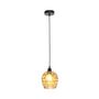 Voir la diapositive 4 : Paris Prix Lampe Suspension en Verre  Mono  23cm Marron