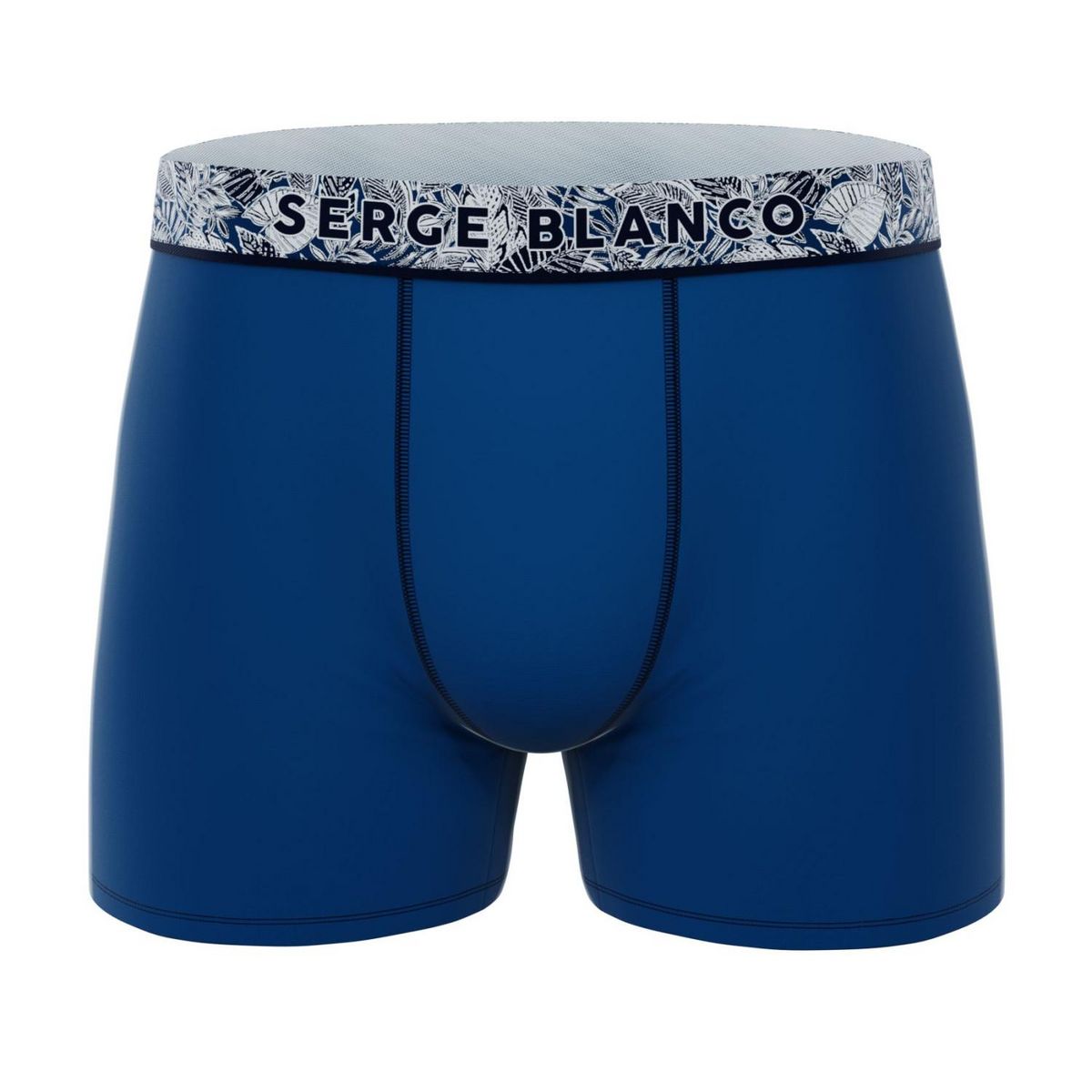 SERGE BLANCO Lot de 2 boxers coton homme Flower