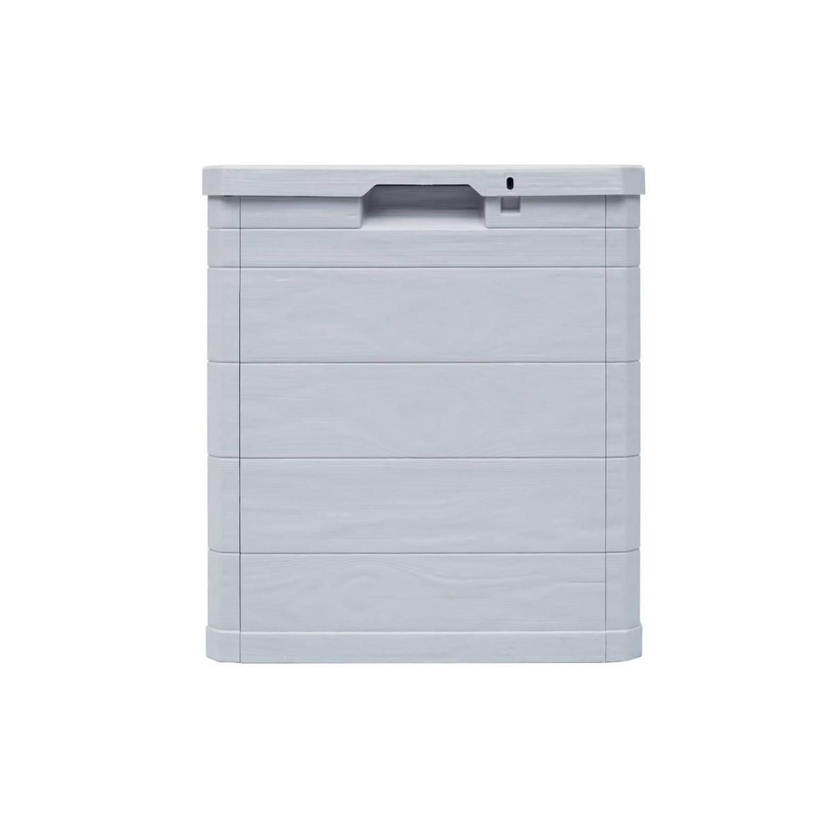 Toomax Coffre de jardin en résine 90 Litres Gris Taupe 42 x 44 x 50cm TOOMAX