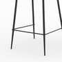 Voir la diapositive 3 : Rendez vous déco Lot de 2 chaises pour îlot central en tissu jaune 65 cm-Pirata