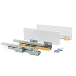 EMUCA SRL Kit de tiroir Concept hauteur 138 mm et profondeur 300 mm finition blanc