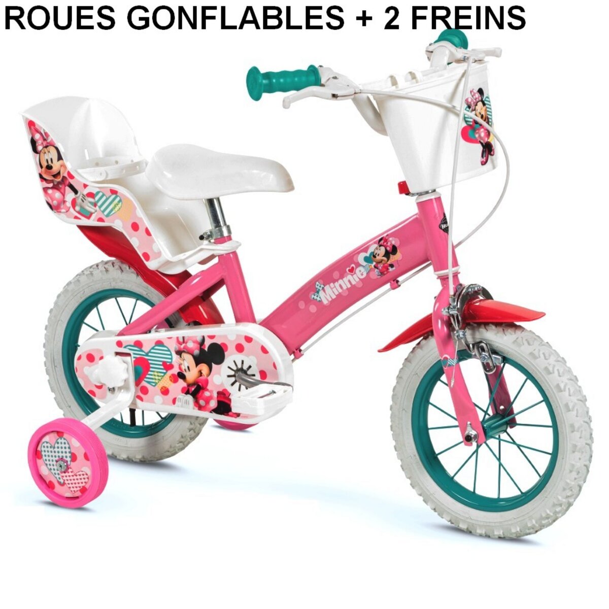 Petites roues vélo enfant - Stabilisateurs 12 pouces