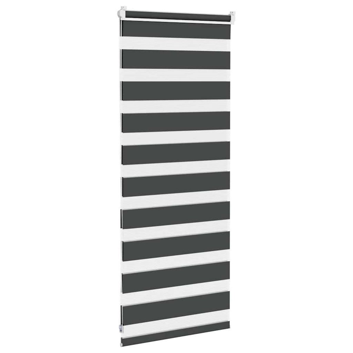 VIDAXL Store zebre noir 60x100 cm largeur du tissu 55,9 cm polyester