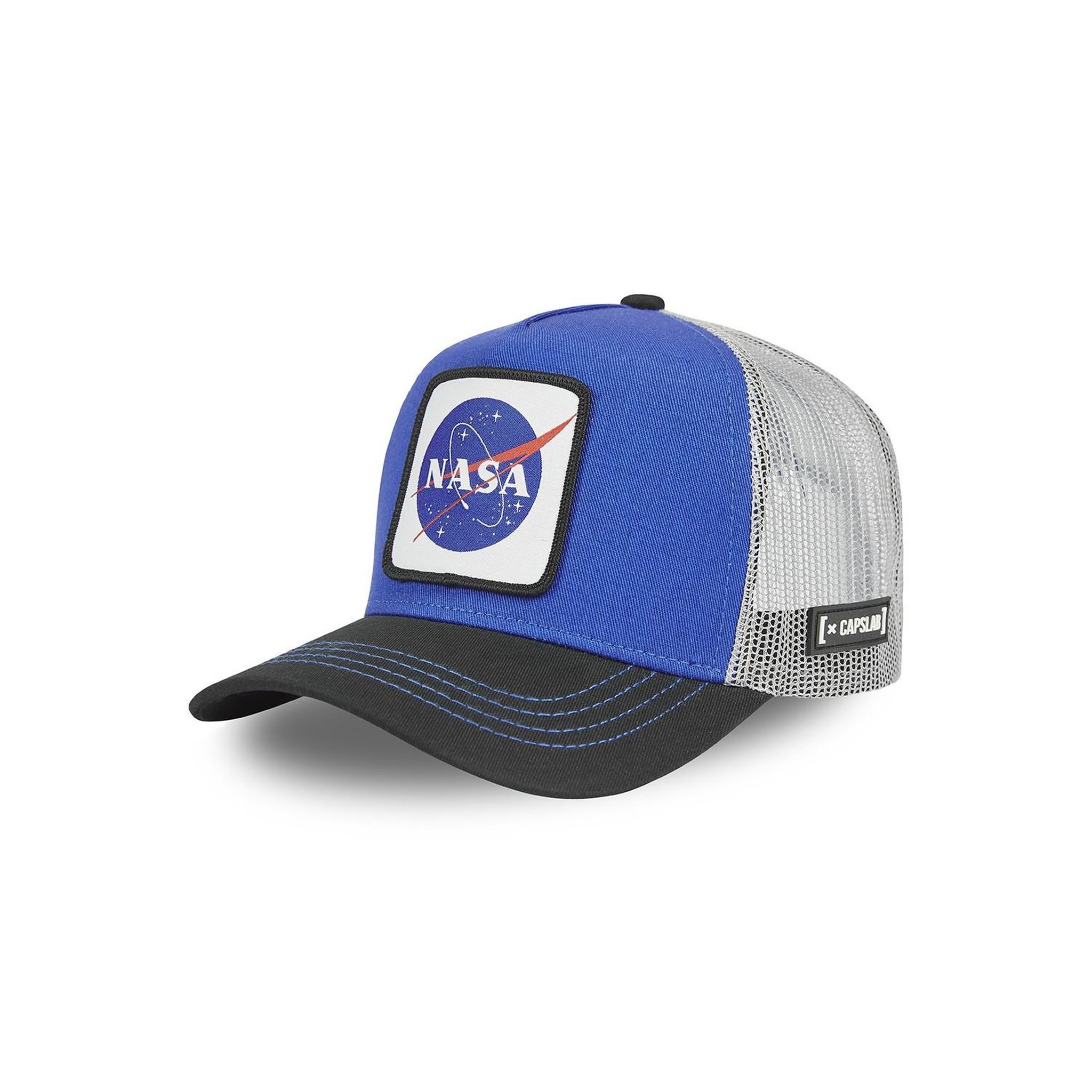 CAPSLAB Casquette filet Nasa. Coloris disponibles : Noir