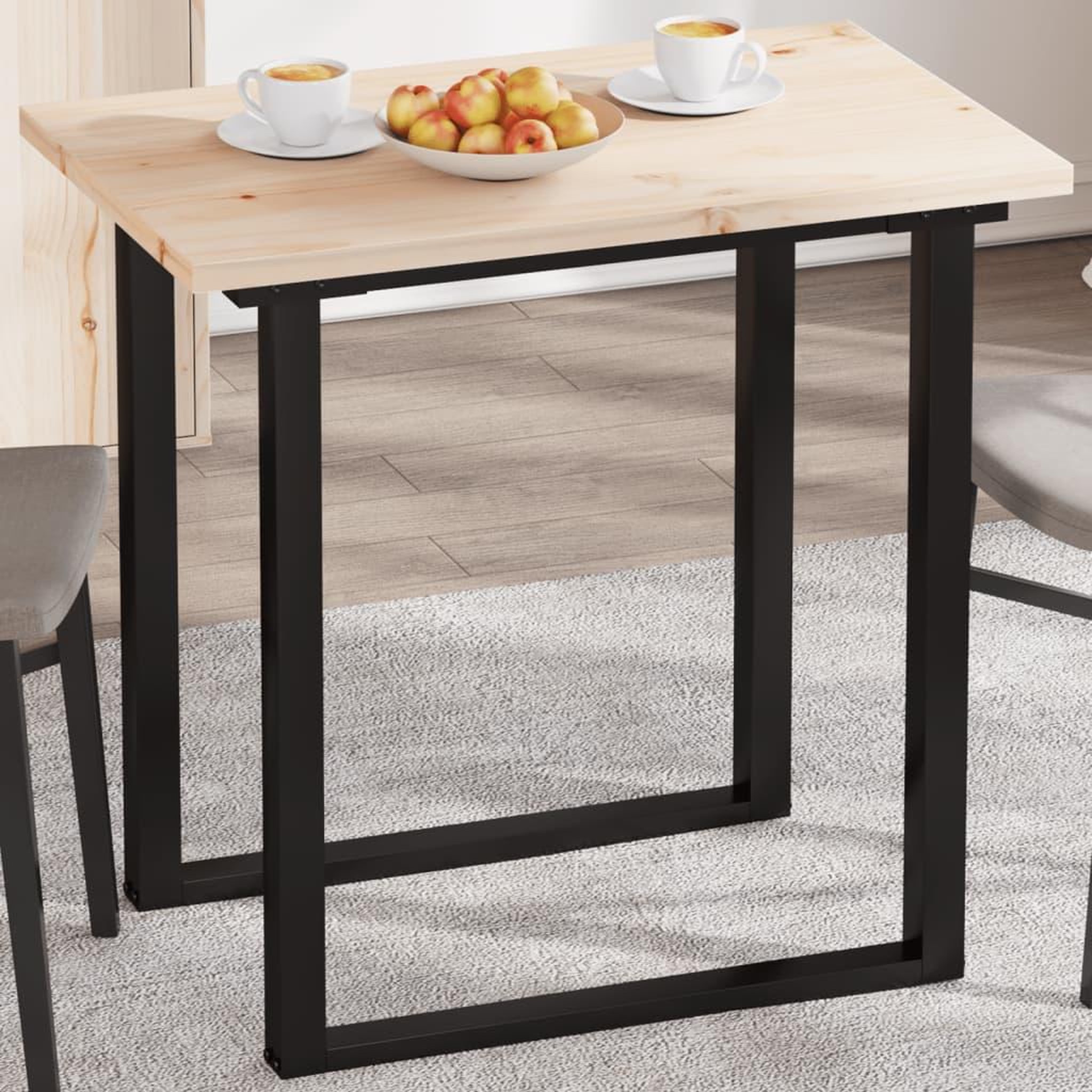 VIDAXL Dessus de table 80x50x2,5 cm rectangulaire bois de pin massif