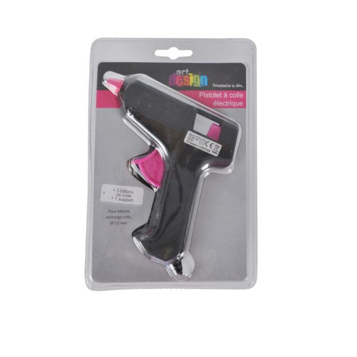 Paris Prix Pistolet à Colle  Électrique  20cm Noir