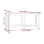 Voir la diapositive 6 : VIDAXL Banc de travail Gris 180x50x80 cm Bois de pin massif