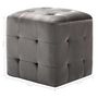 Voir la diapositive 6 : VIDAXL 2 pcs Tables de chevet Gris 30x30x30 cm Tissu velours