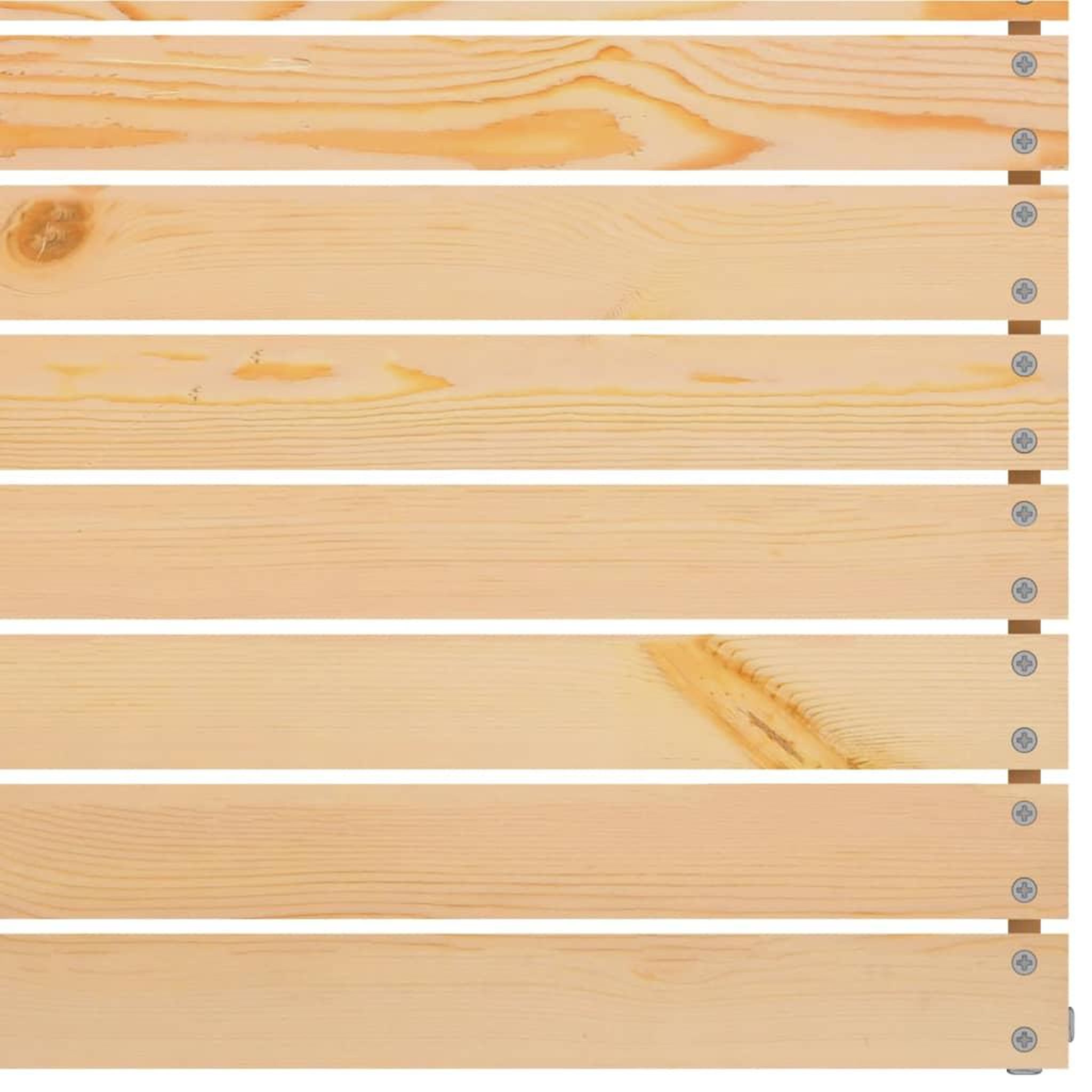 Voir la diapositive 5 : VIDAXL Canapes centraux de jardin 4 pcs Bois de pin massif