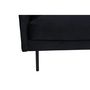 Voir la diapositive 6 : Paris Prix Fauteuil en Velours  Zoom  95cm Noir