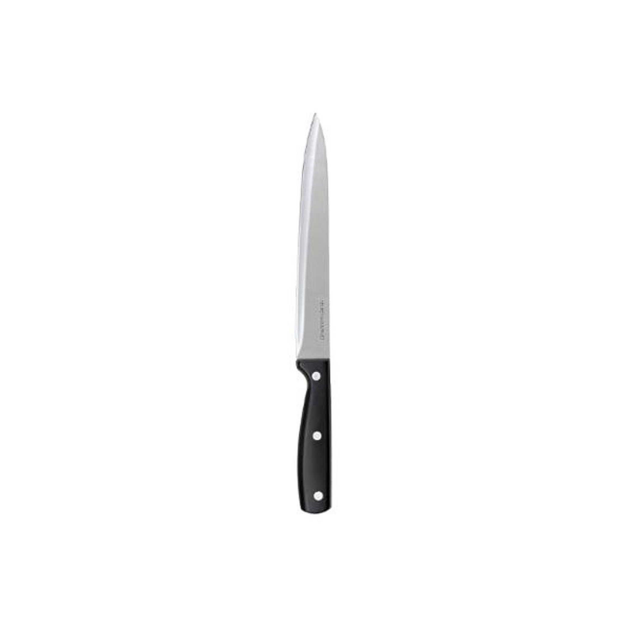 B BASIC & CO Couteau à trancher  dice  inox 32cm noir