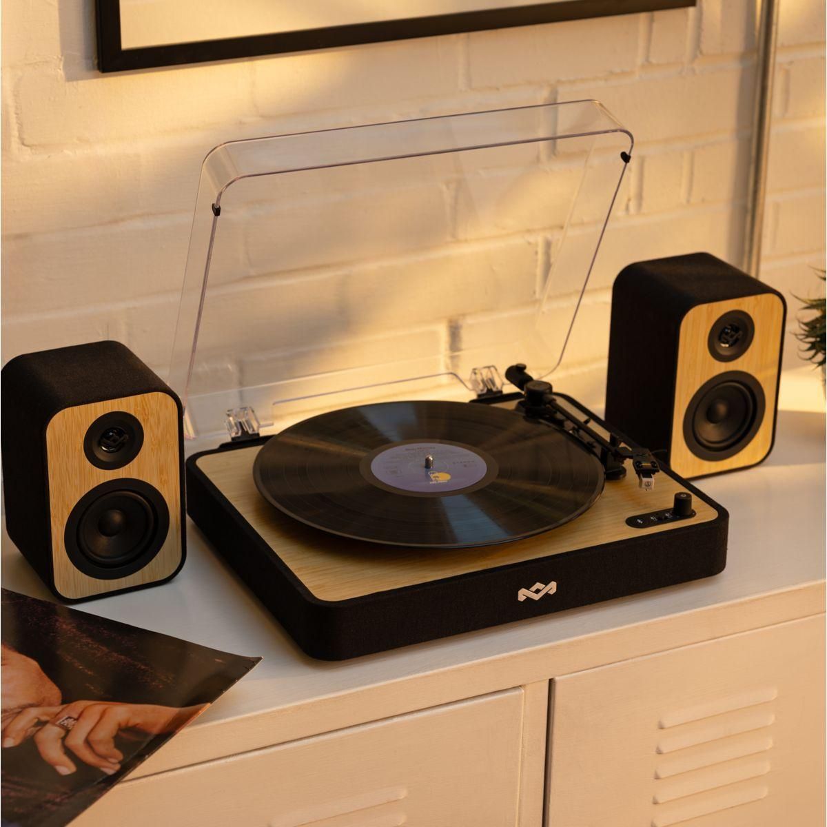 MARLEY Platine vinyle avec enceintes - Pack Revolution