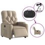 Voir la diapositive 5 : VIDAXL Fauteuil inclinable electrique Cappuccino Similicuir