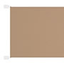 Voir la diapositive 2 : VIDAXL Auvent vertical Taupe 140x420 cm Tissu oxford