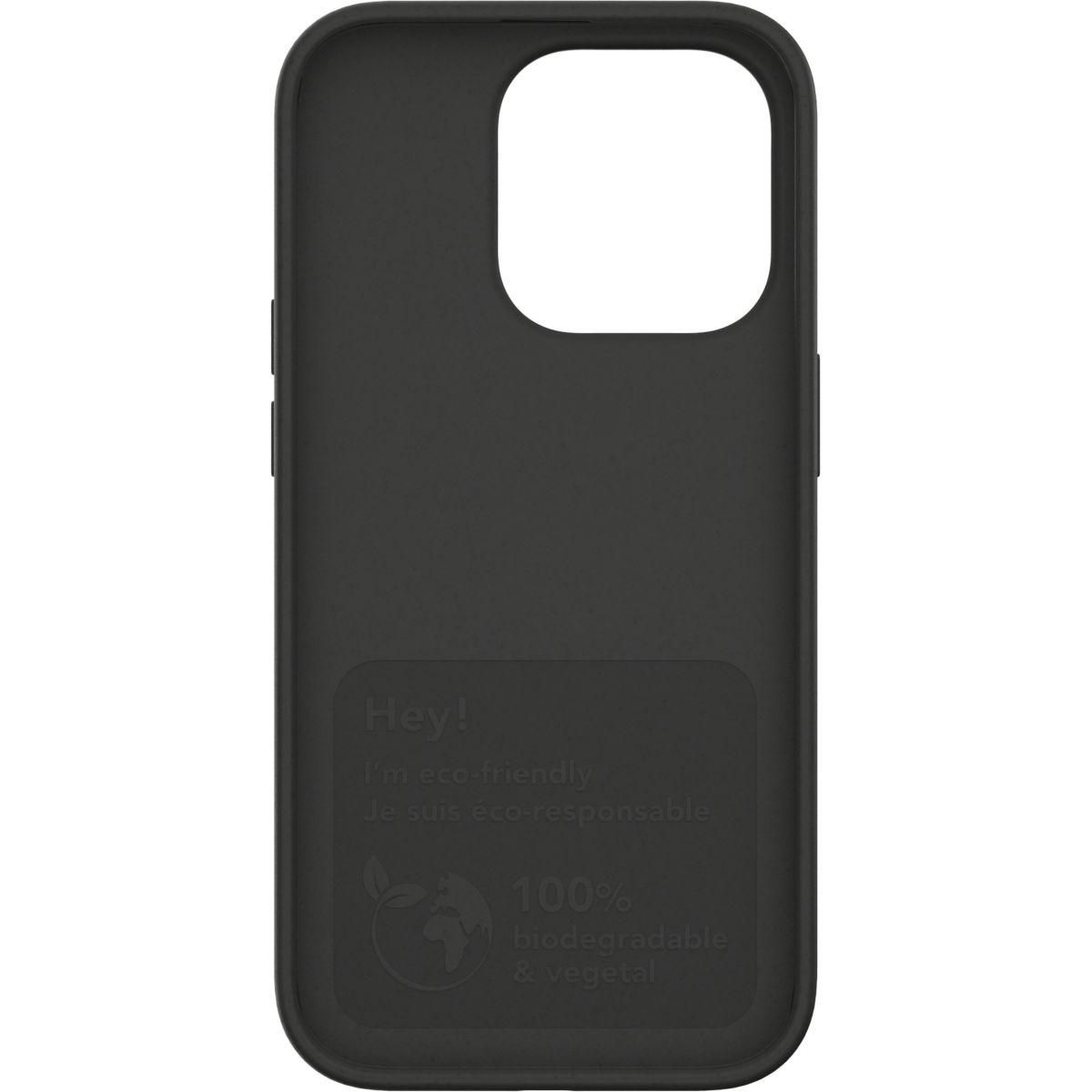 JUST GREEN Coque iPhone 14 Pro Bio noir