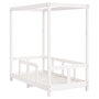 Voir la diapositive 3 : VIDAXL Cadre de lit pour enfant blanc 70x140 cm bois de pin massif