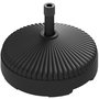 Voir la diapositive 4 : OUTSUNNY Pied de parasol design rond dia.55 x 30 cm - lestage eau sable - HDPE noir