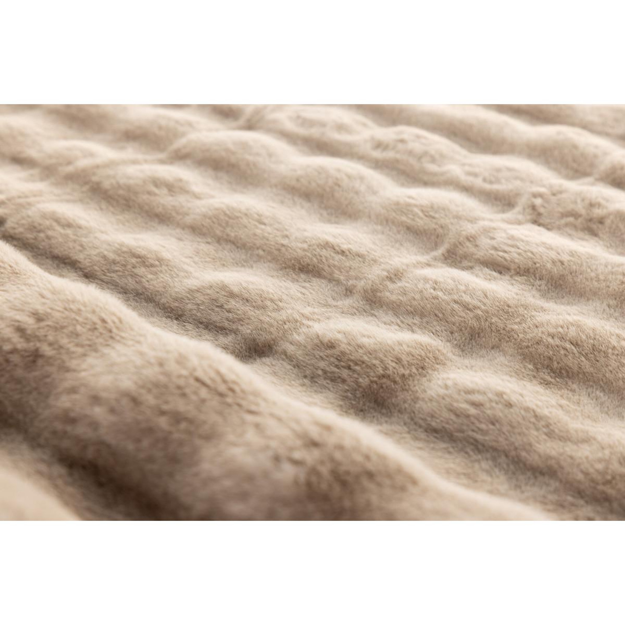 Voir la diapositive 3 : Paris Prix Tapis Imitation Fourrure  Novis  200x290cm Beige