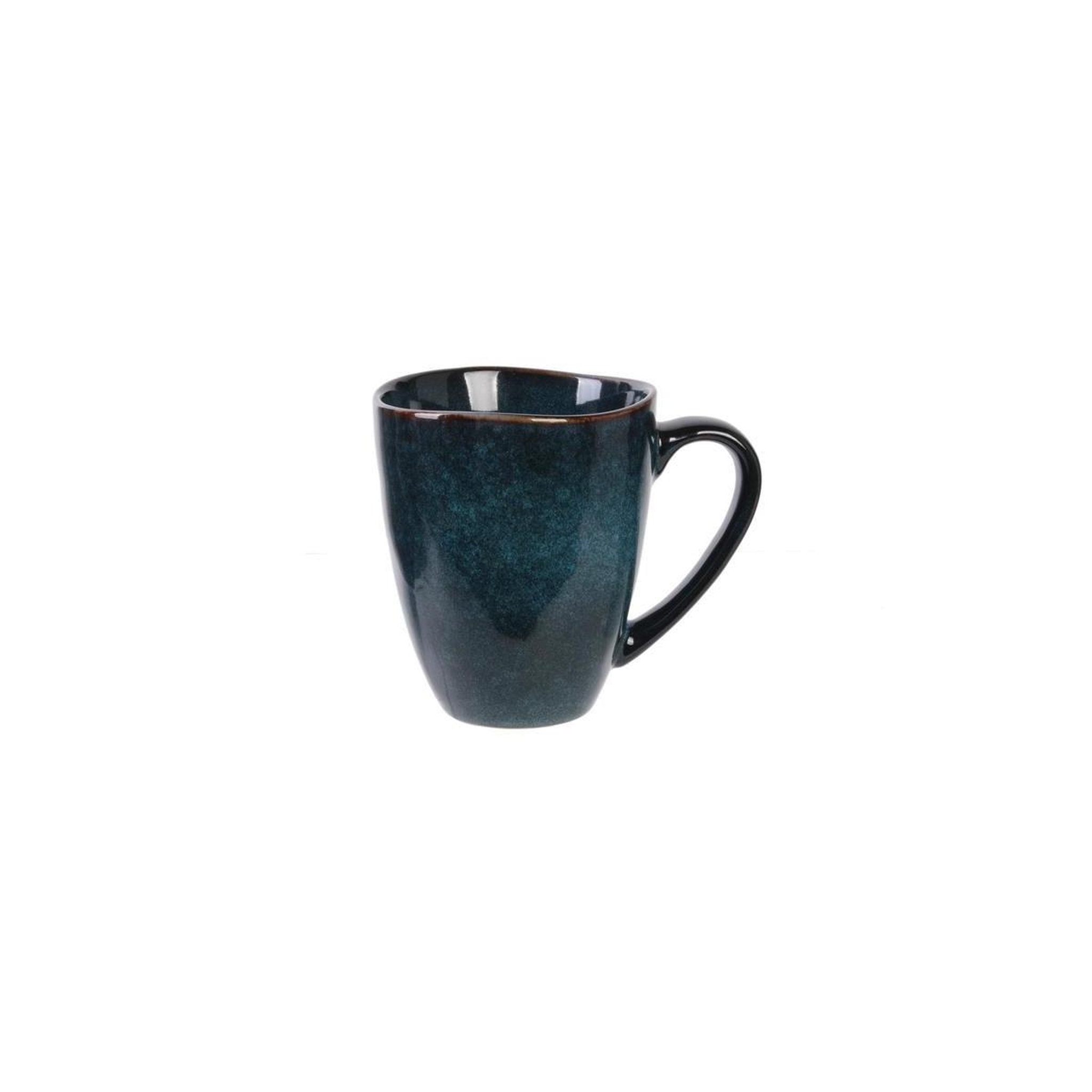 Voir la diapositive 2 : The Home Deco Factory Lot de 6 mugs  au grès du temps  12cm bleu