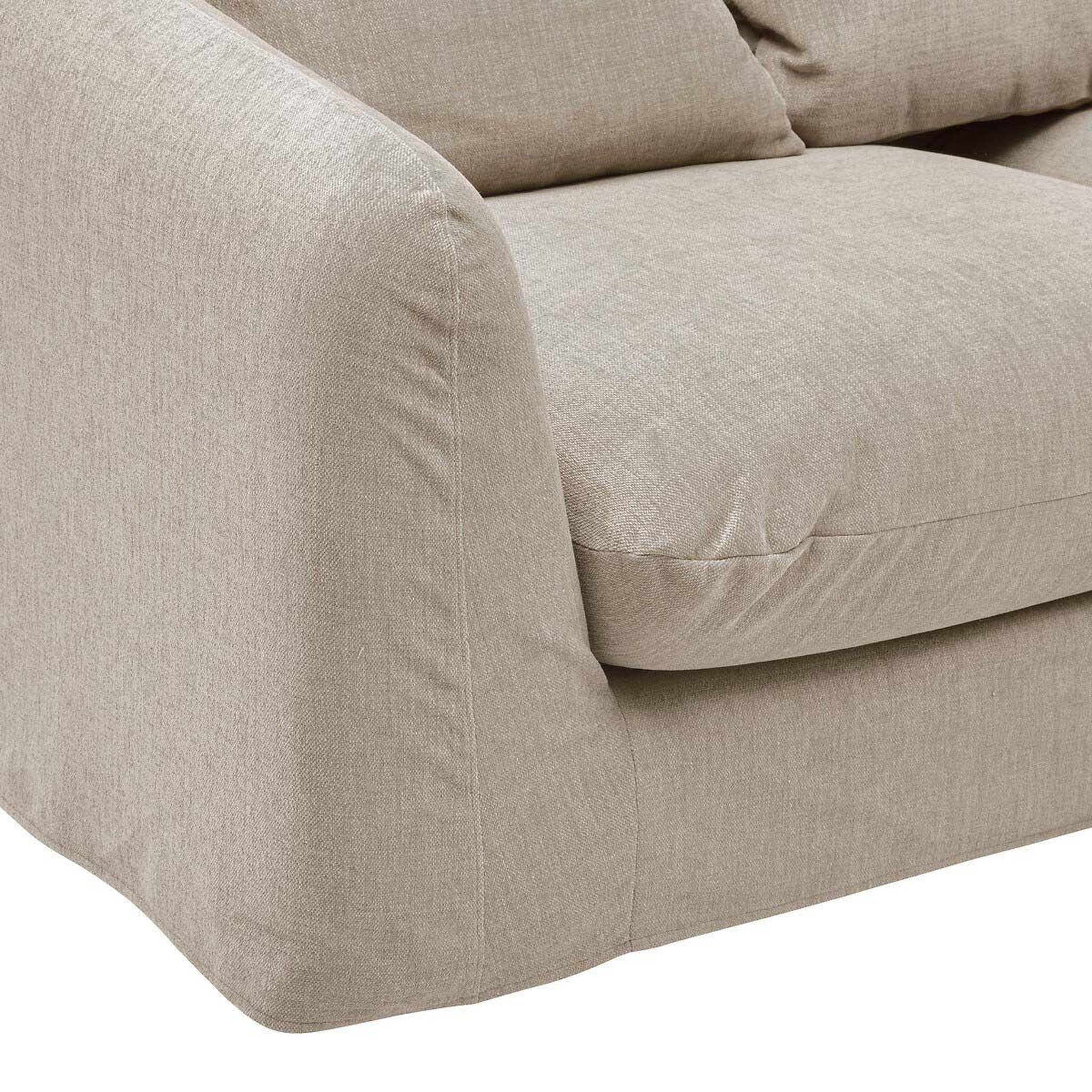 Voir la diapositive 3 : ATMOSPHERA Canapé 3 Places Design  Emile  216cm Gris