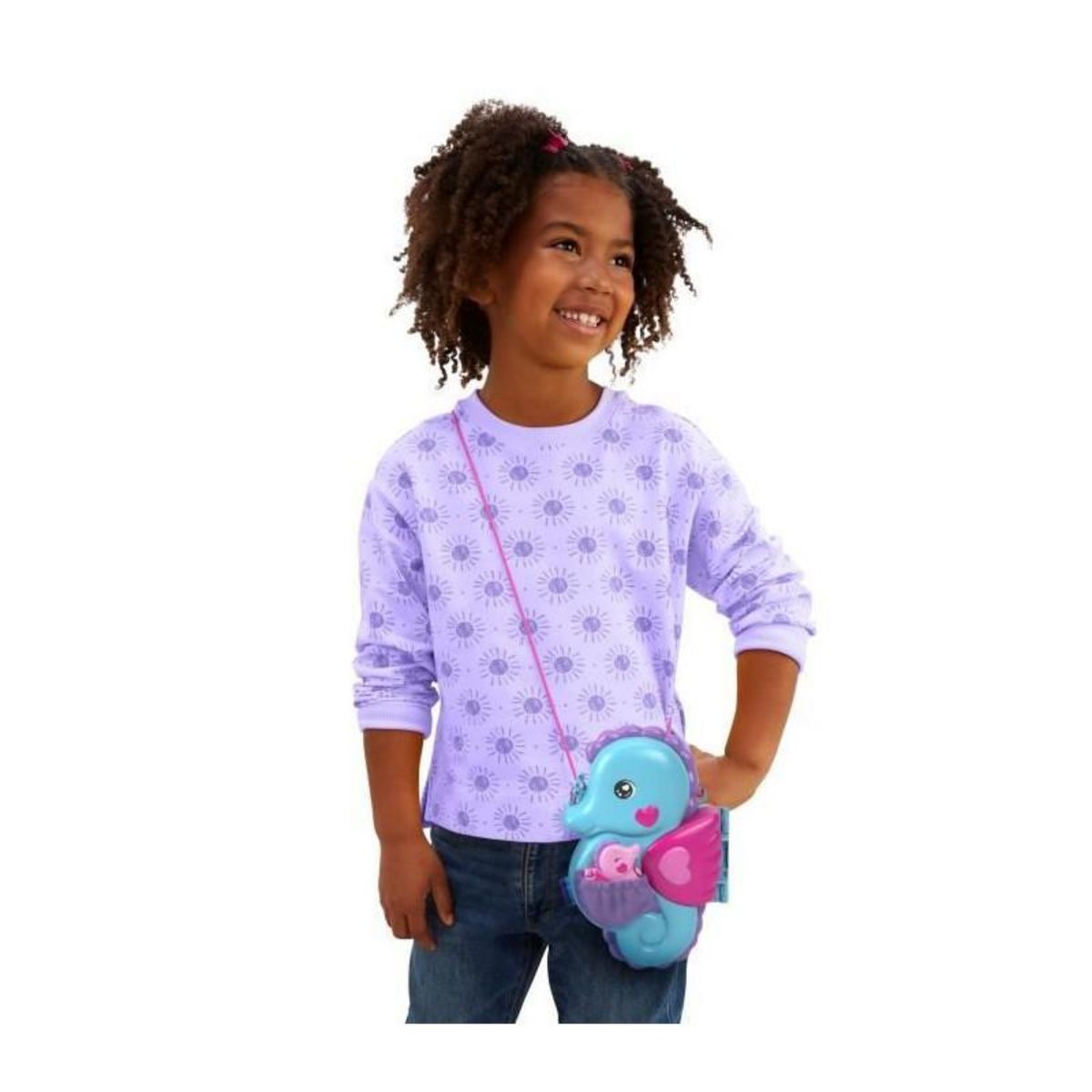 POLLY POCKET Polly Pocket-Papa et moi-Sac surprises hippocampe et 2 mini-figurines HWP03