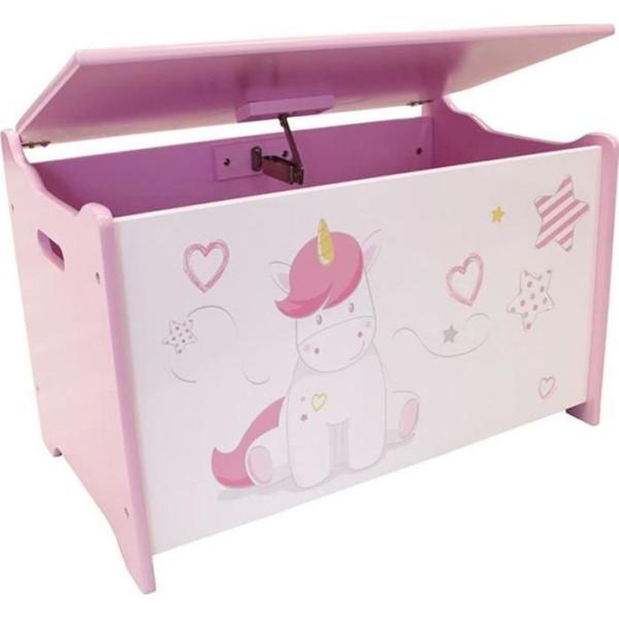 Fun House Coffre a jouets Licorne en bois pour enfant - Fun House