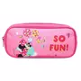 Bagtrotter BAGTROTTER Trousse scolaire rectangulaire Disney Minnie Rose Fun
