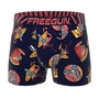 Voir la diapositive 6 : FREEGUN Lot de 5 boxers homme Retro Summer
