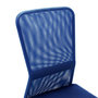 Voir la diapositive 5 : VIDAXL Chaise de bureau Bleu 44x52x100 cm Tissu en maille