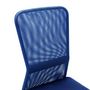 Voir la diapositive 5 : VIDAXL Chaise de bureau Bleu 44x52x100 cm Tissu en maille