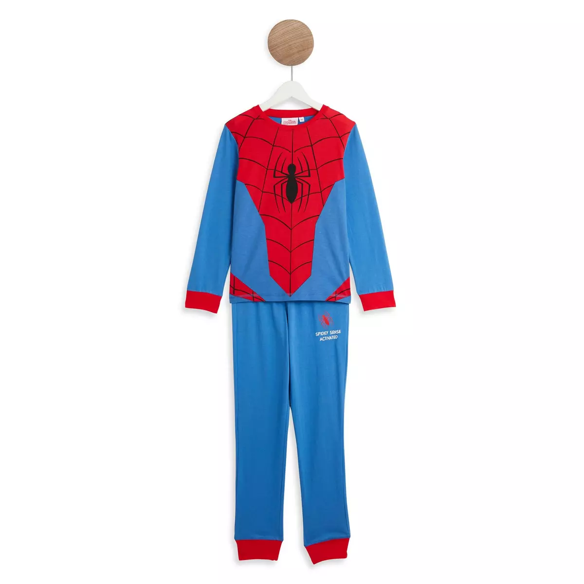 INEXTENSO Pyjama bleu Spiderman en coton garçon