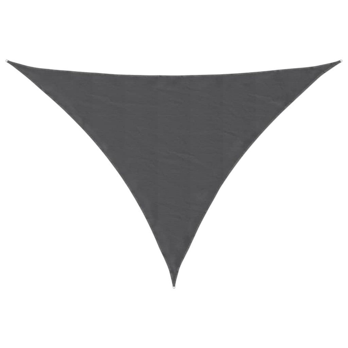 VIDAXL Voile de parasol tissu oxford triangulaire 3x4x4 m anthracite
