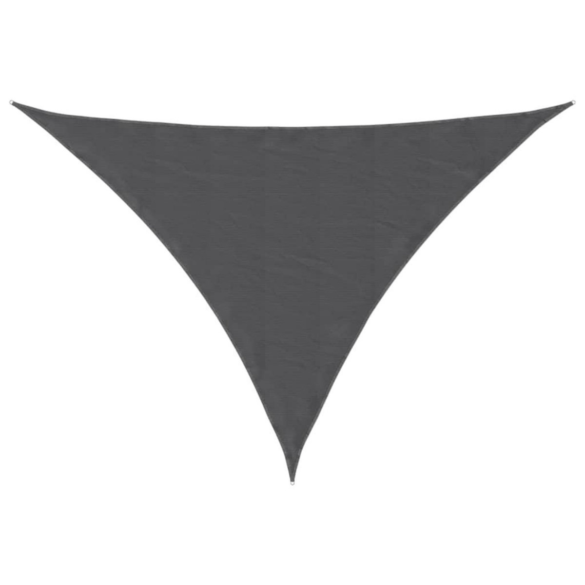 VIDAXL Voile de parasol tissu oxford triangulaire 3x4x4 m anthracite