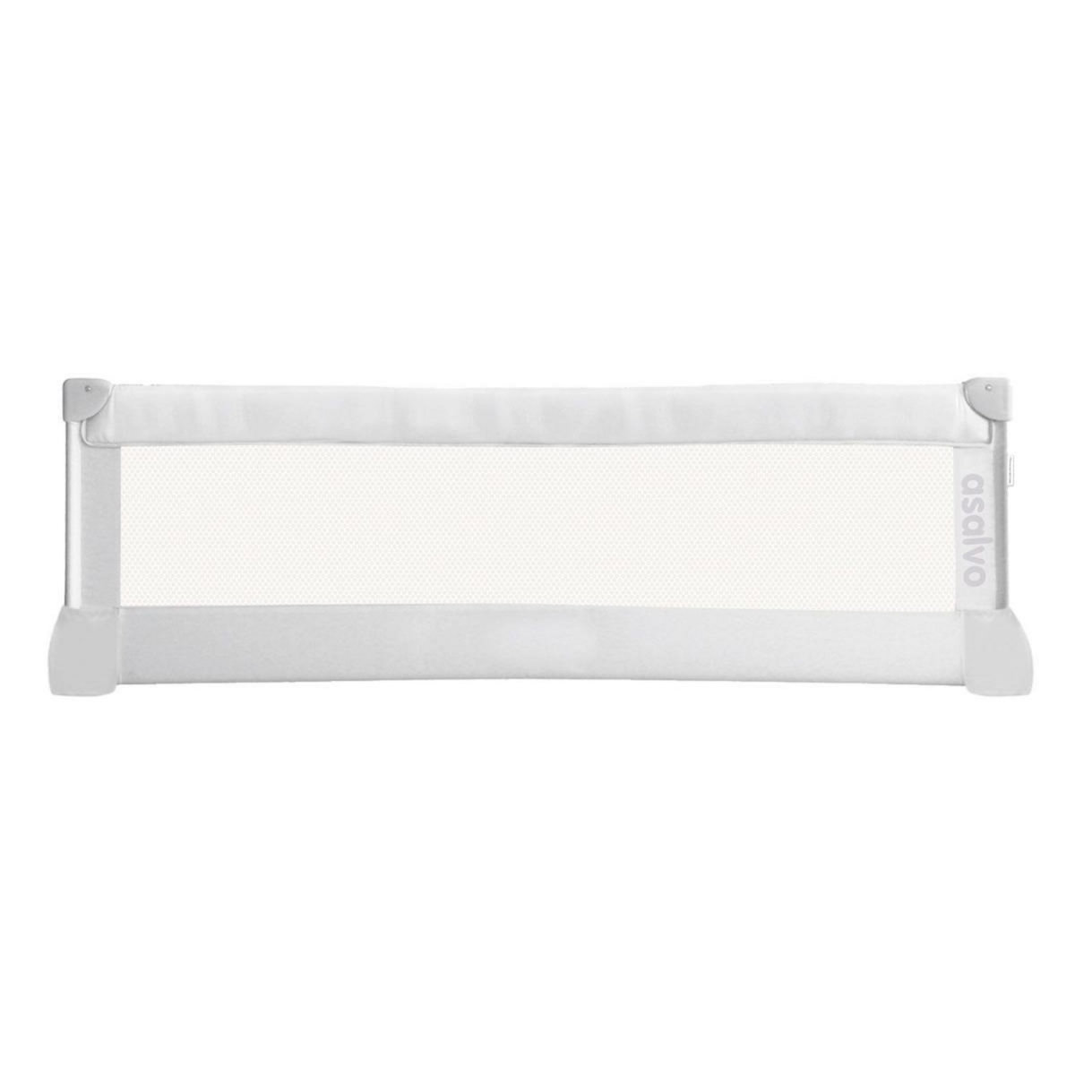 Asalvo Barrière de Lit Pliable 150 cm en Blanc - Sécurisez le Sommeil de Votre Enfant