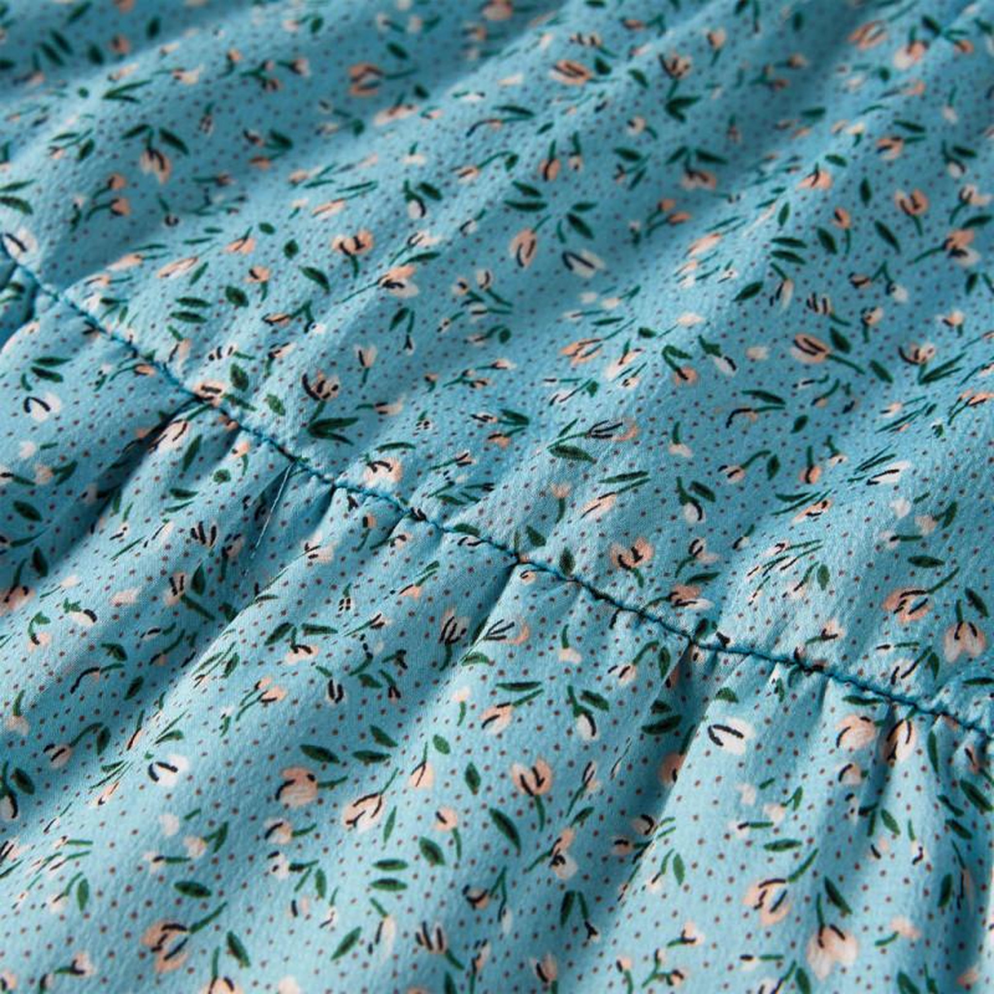 Voir la diapositive 6 : VIDAXL Robe enfants à manches longues bleu 116
