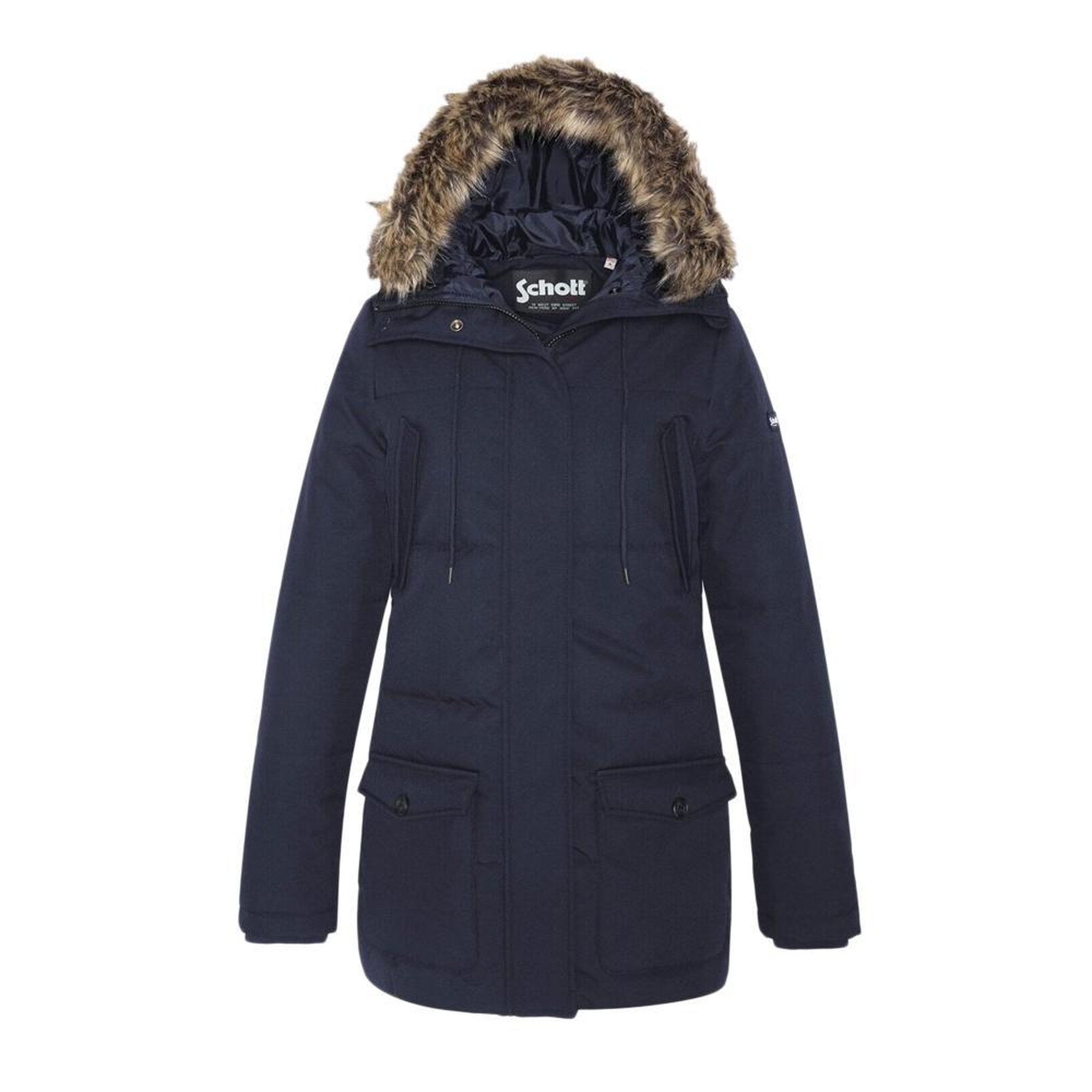 Schott Parka  Femme Schott CAMILIA. Coloris disponibles : Bleu