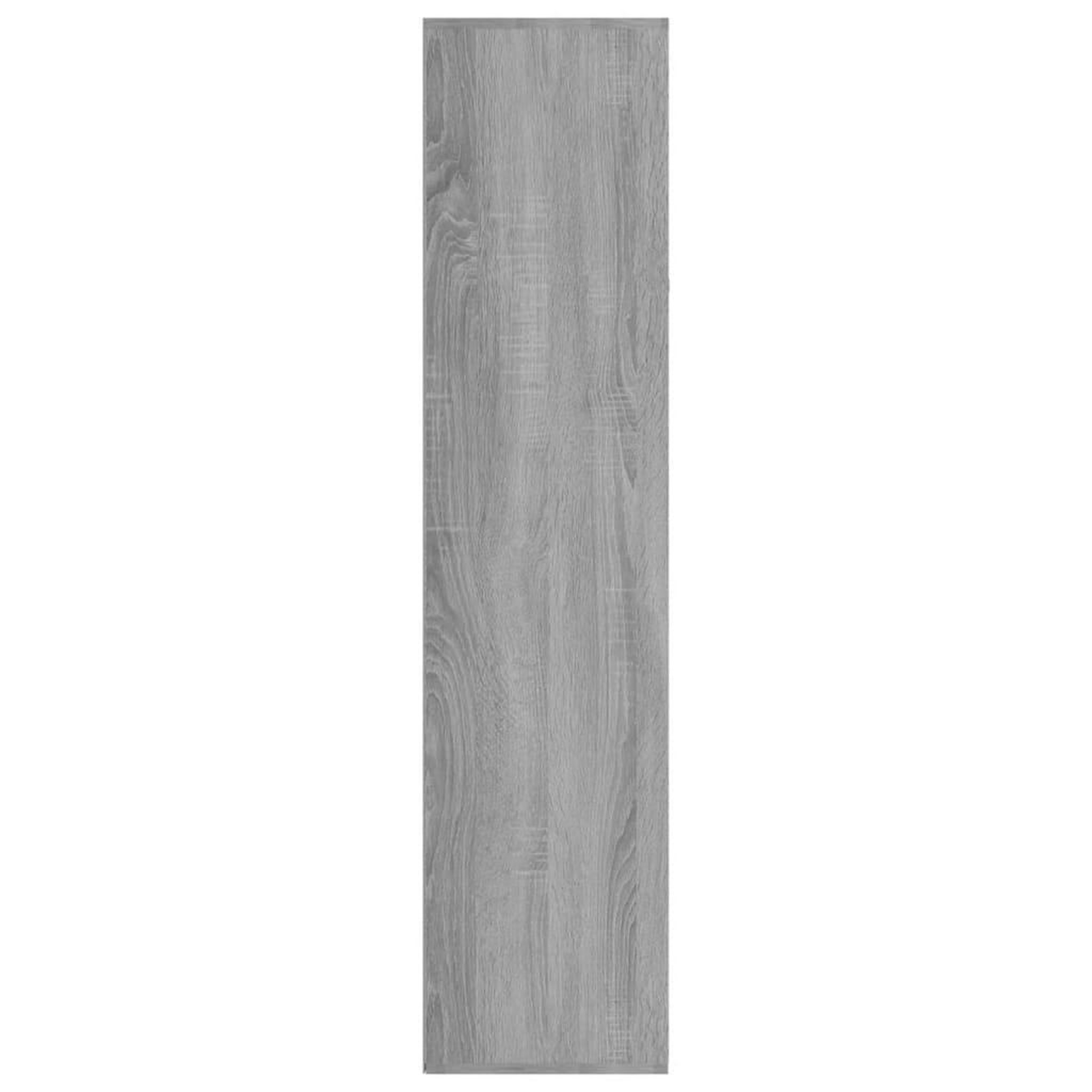 Voir la diapositive 4 : VIDAXL Bibliotheque/Buffet Sonoma gris 66x30x130 cm Bois d'ingenierie