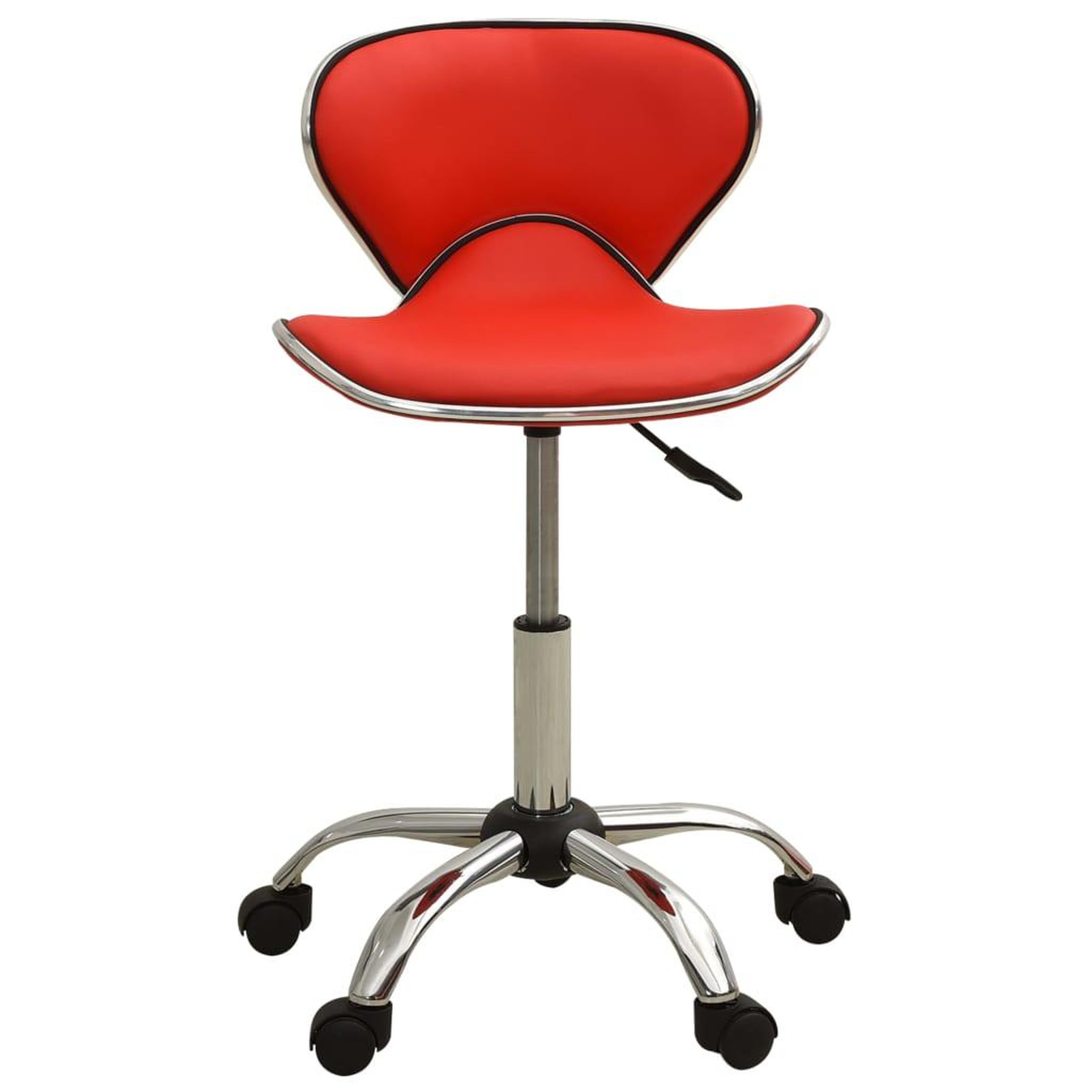 Voir la diapositive 2 : VIDAXL Chaise de bureau Rouge Similicuir