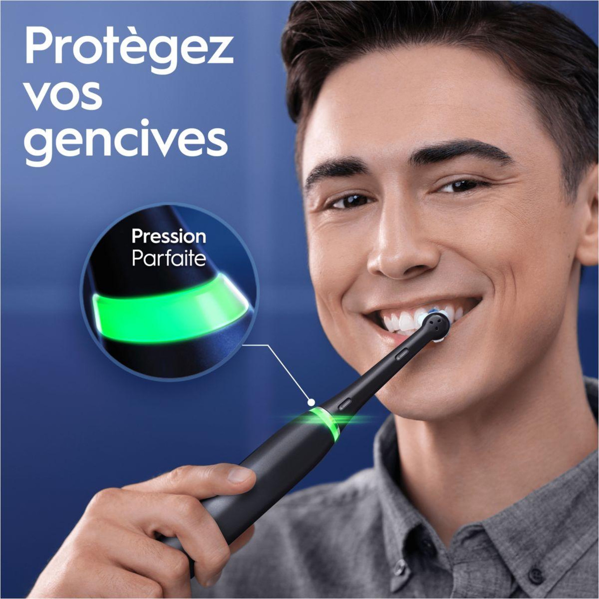 Voir la diapositive 3 : ORAL B Brosse à dents électrique IO6s Black Lava