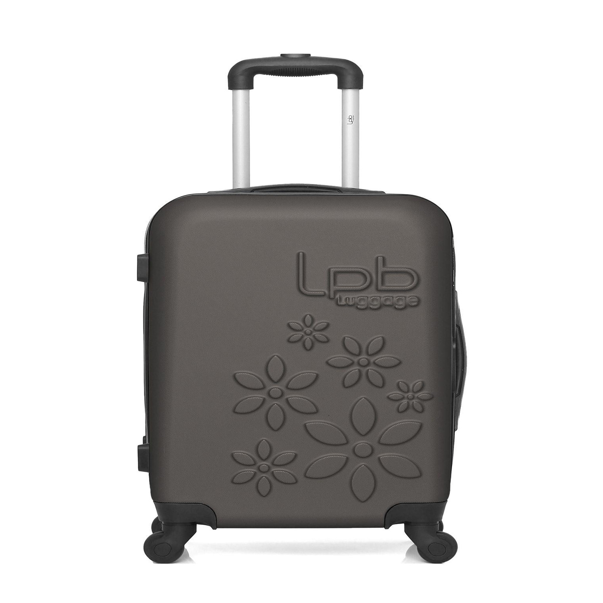 LES P'TITES BOMBES LPB Lpb - valise cabine abs eleonor 4 roues 55 cm. Coloris disponibles : Noir, Gris