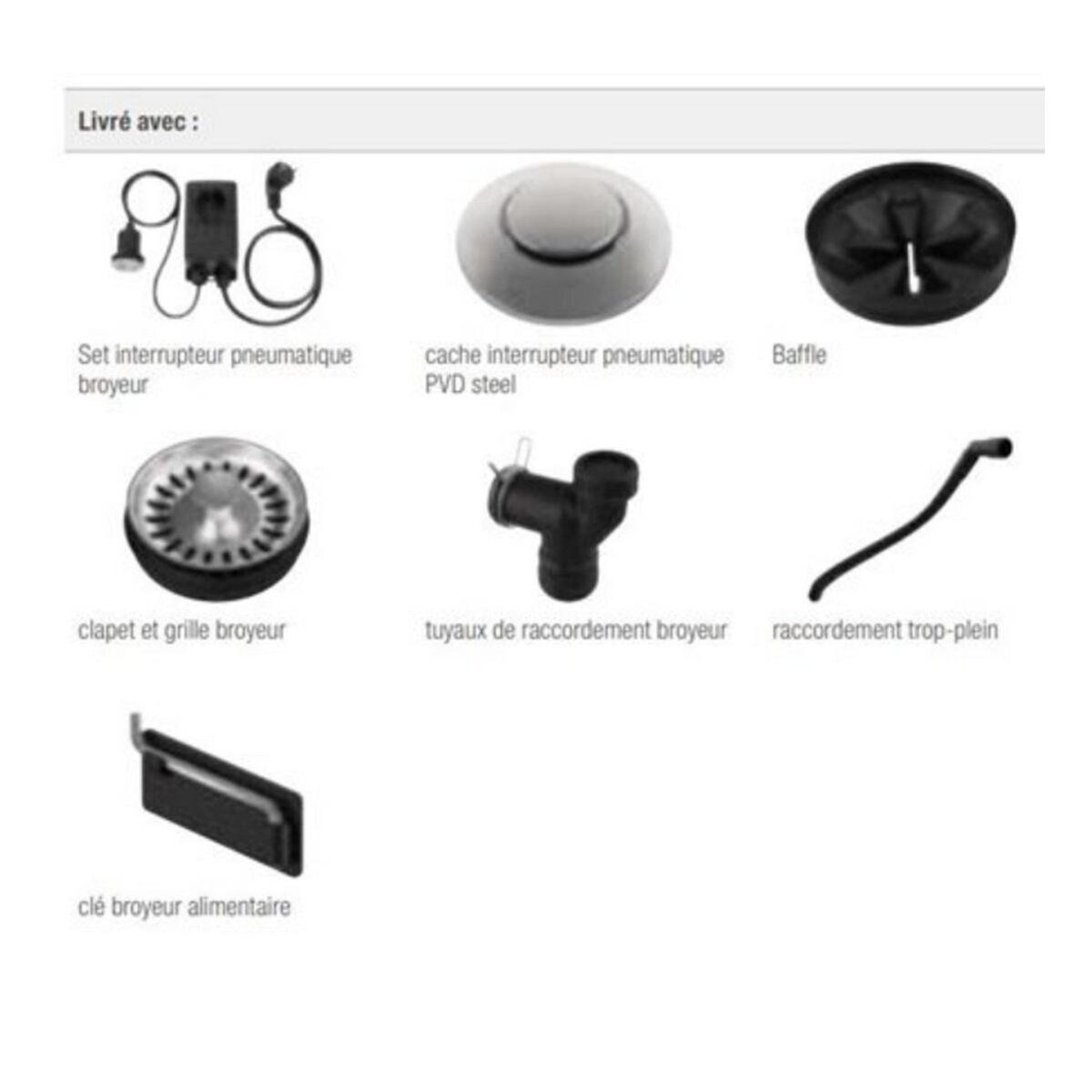 Blanco Broyeur medium - 526647