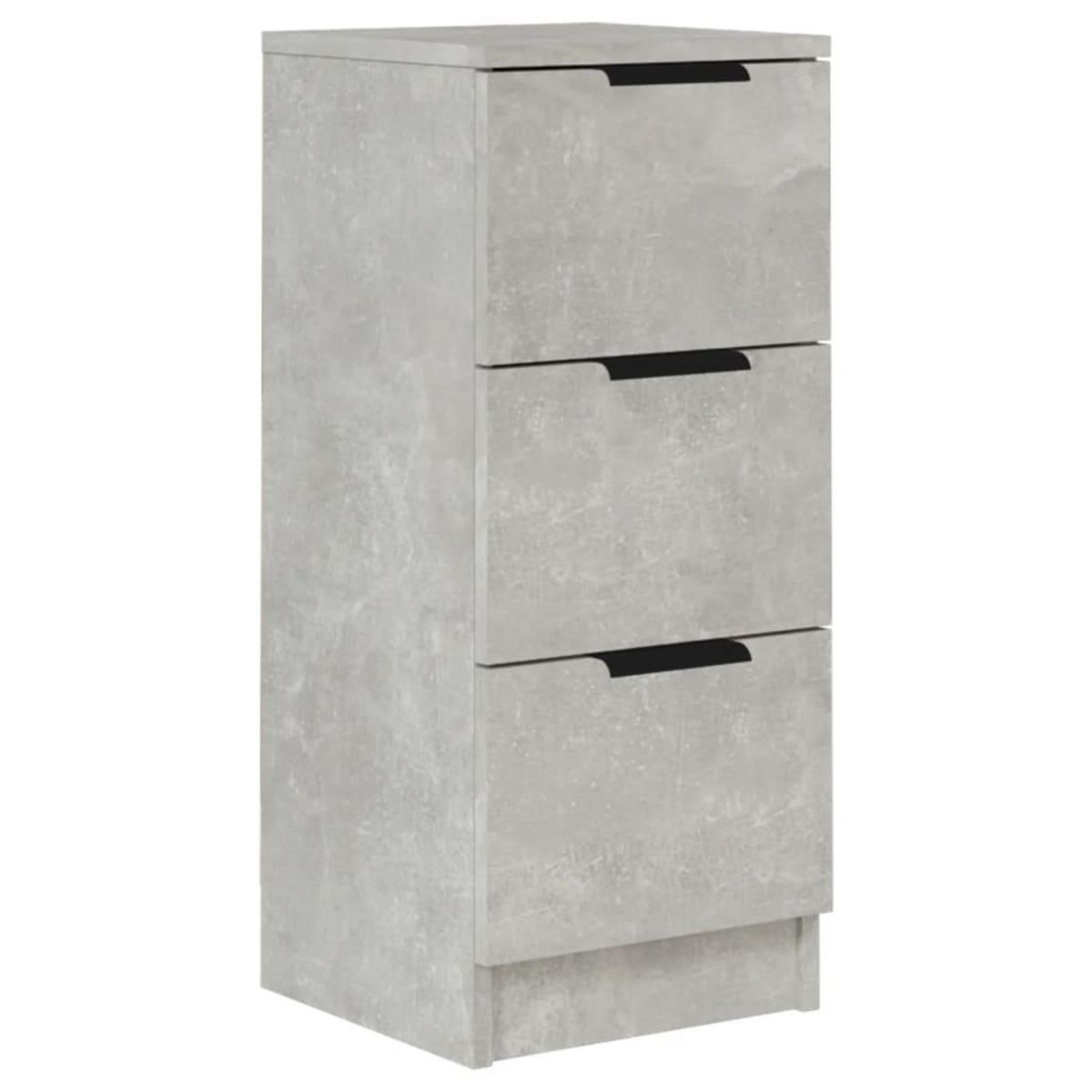 VIDAXL Buffet Gris beton 30x30x70 cm Bois d'ingenierie