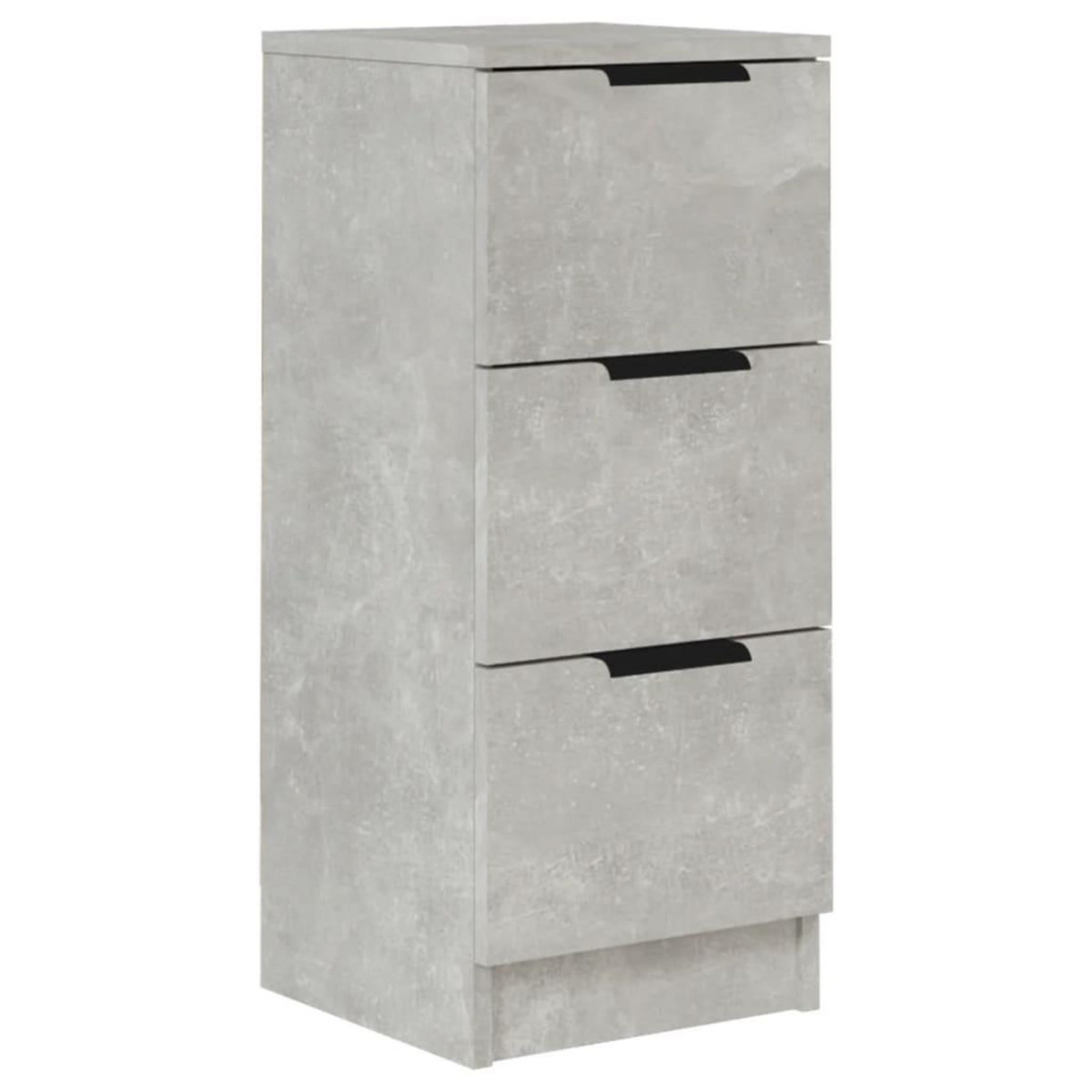 VIDAXL Buffet Gris beton 30x30x70 cm Bois d'ingenierie