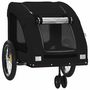 Voir la diapositive 5 : VIDAXL Remorque de velo pour animaux de compagnie noir