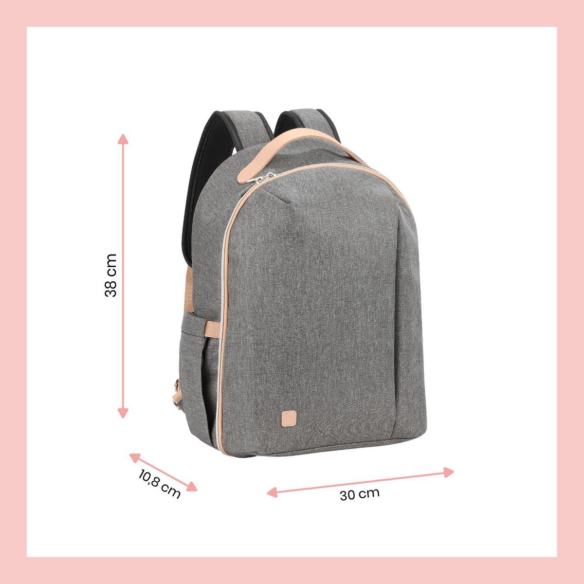 BABYMOOV Sac à dos à langer multi-poches Le Pyla