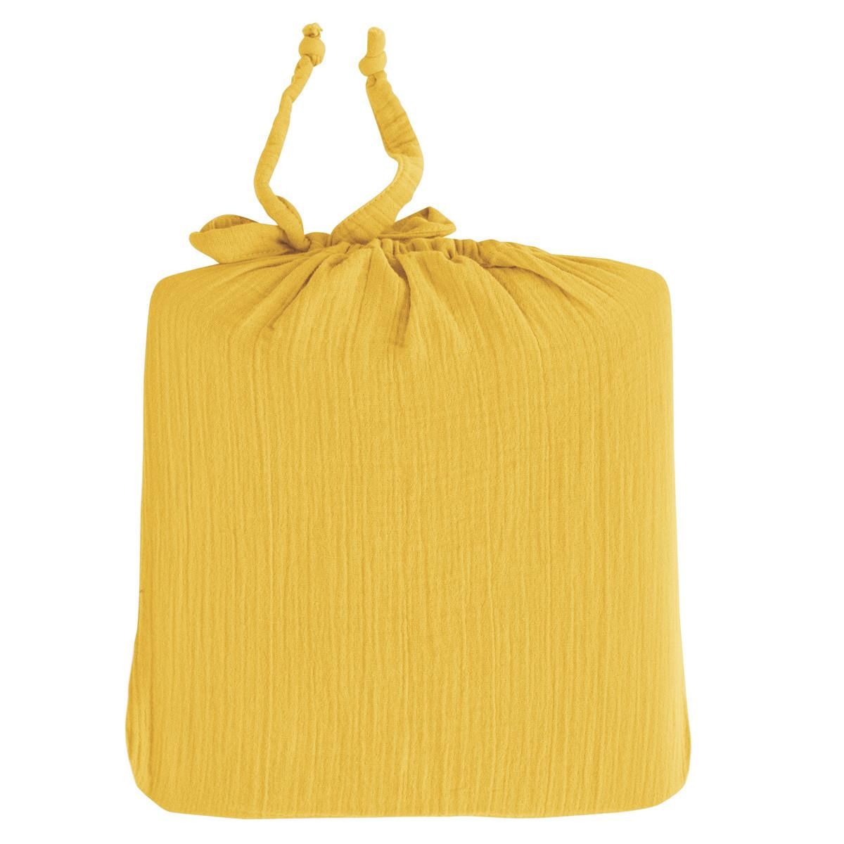 Sensei Maison Drap housse en gaze de coton bonnet 30 cm LOFT