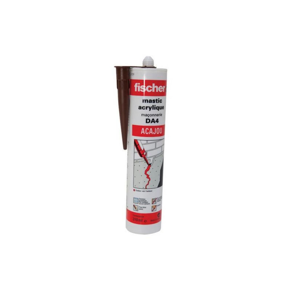 Fischer MASTIC ACRYLIQUE DA ACAJOU 310ML FISCHER - 53409 pas cher ...