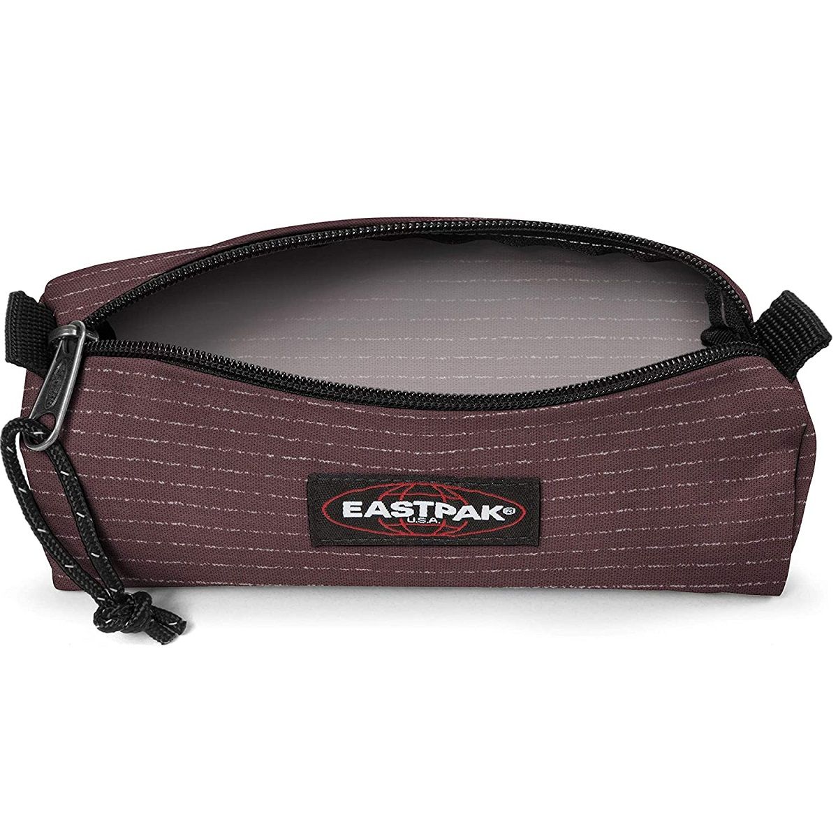 EASTPAK Trousse ronde bordeaux 1 compartiment Benchmark Melange Print Lines